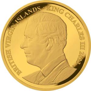 British Virgin Islands / Gold Ounce 2023 Farewell Pegasus - obverse photo