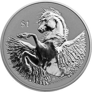 British Virgin Islands / Silver Ounce 2020 Pegasus - reverse photo