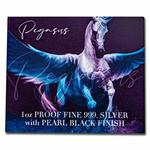 Silver Ounce 2022 Pegasus, Pearl Black: Photo Coin, British Virgin Islands, Silver Ounce 2022 Pegasus, Pearl Black / thumbnail