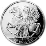 British Virgin Islands / Palladium Ounce 2016 Pegasus and Goddess Athena - reverse photo