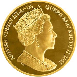 British Virgin Islands / Gold Ounce 2021 Pegasus - obverse photo