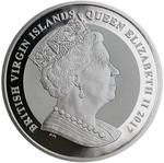 British Virgin Islands / Silver Ounce 2017 Pegasus and Goddess Athena - obverse photo