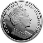Silver Ounce 2019 Pegasus - D-Day: Photo 2019 British Virgin Islands 1 oz Silver Pegasus Proof, D-Day Privy / thumbnail