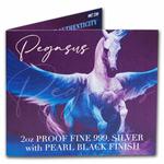Silver Two Ounces 2022 Pegasus, Pearl Black: Photo Coin, British Virgin Islands, Silver Two Ounces 2022 Pegasus, Pearl Black / thumbnail