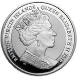 Silver Ounce 2019 Pegasus: Photo 2019 British Virgin Islands Pegasus 1oz Reverse Proof Silver Coin / thumbnail
