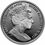 Silver Ounce 2022 Pegasus, Pearl Black: Photo Coin, British Virgin Islands, Silver Ounce 2022 Pegasus, Pearl Black / thumbnail