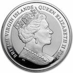 Silver Ounce 2022 Pegasus: Photo 2022 1oz British Virgin Islands Pegasus Reverse Cameo 999 Silver BU Coin / thumbnail