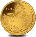 Gold Ounce 2018 Pegasus, Bullion: Photo British Virgin Islands Pegasus gold coin 2018 / thumbnail