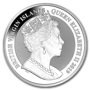 British Virgin Islands / Silver Ounce 2019 Una and the Lion - obverse photo