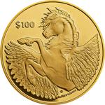 British Virgin Islands / Gold Ounce 2023 Pegasus - reverse photo