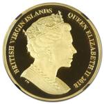British Virgin Islands / Gold Ounce 2018 Pegasus, Proof - obverse photo