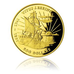 British Virgin Islands / Gold Three Ounces 2011 Vitus Bering - reverse photo