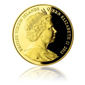 British Virgin Islands / Gold Three Ounces 2011 Vitus Bering - obverse photo