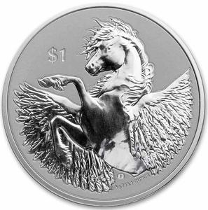 British Virgin Islands / Silver Ounce 2022 Pegasus - reverse photo