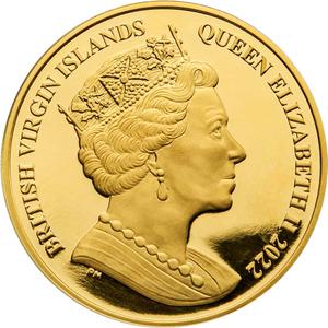 British Virgin Islands / Gold Ounce 2022 Pegasus - obverse photo