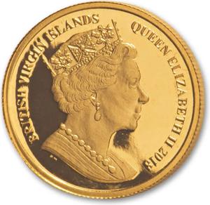 British Virgin Islands / Gold Tenth-Ounce 2018 Pegasus, Bullion - obverse photo