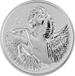 British Virgin Islands / Silver Ounce 2023 Pegasus - reverse photo