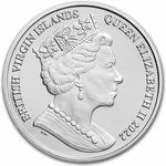 British Virgin Islands / Silver Ounce 2022 Pegasus / 5th anniversary privy mark - obverse photo