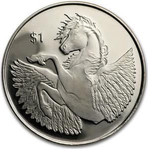 British Virgin Islands / One Dollar 2018 Pegasus - reverse photo