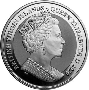 British Virgin Islands / Silver Ounce 2020 Pegasus - obverse photo
