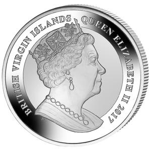 British Virgin Islands / Silver Ounce 2017 John F. Kennedy - obverse photo