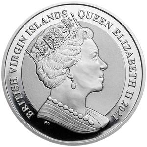 British Virgin Islands / Silver Ounce 2021 Pegasus - obverse photo