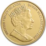 British Virgin Islands / Gold Ounce 2022 Pegasus / 5th anniversary privy mark - obverse photo