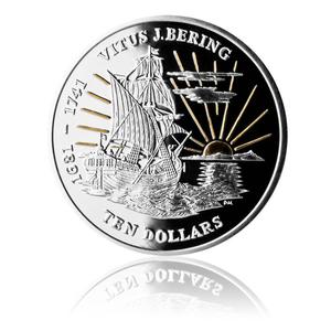 British Virgin Islands / Ten Dollars 2011 Vitus Bering - reverse photo