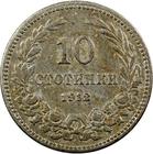 Ten Stotinki (CuproNickel): Photo Bulgaria - 10 Stotinki - 1912