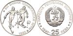 Twenty-five Leva Silver 1990 Winter Olympic Games: Photo Coin, Bulgaria, Twenty-five Leva Silver 1990 Winter Olympic Games / thumbnail