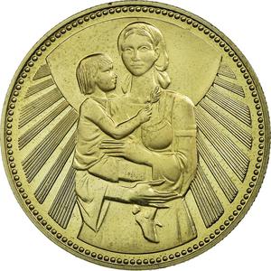 Bulgaria / Two Leva 1981 Motherhood - obverse photo