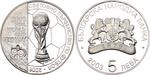 Five Leva Silver 2003 FIFA World Cup: Photo Coin, Bulgaria, Five Leva Silver 2003 FIFA World Cup / thumbnail
