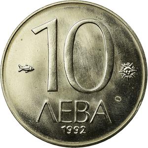 Bulgaria / Ten Leva 1992 - reverse photo