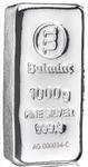 Bulgaria / Silver Kilo Bar - Bulmint, Cast - reverse photo