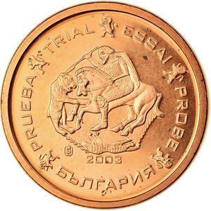 Bulgaria / Fantasy Euro Cent Pattern 2003 - obverse photo
