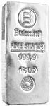 Bulgaria / Silver Kilo Bar - Bulmint, Cast (Old Style) - reverse photo