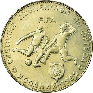 Bulgaria / Five Leva 1980 Football - obverse photo