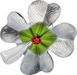 Two Ounces Silver 2018 Clover: Photo Coin, Cameroon, Two Thousand Francs 2018 Clover / thumbnail