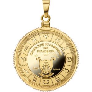 Cameroon / Five Hundred Francs Gold 2018 Gemini - obverse photo