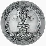 Cameroon / Silver Three Ounces 2019 Kama Sutra - obverse photo