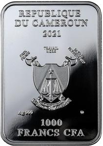 Cameroon / Silver Ounce 2021 Strength Tarot - obverse photo