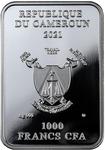 Silver Ounce 2021 Strength Tarot: Photo Coin, Cameroon, Silver Ounce 2021 Strength Tarot / thumbnail