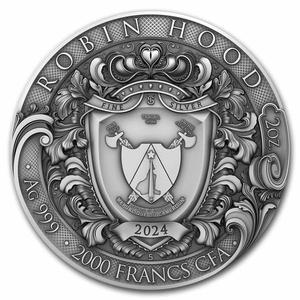 Cameroon / Silver Two Ounces 2024 Robin Hood - obverse photo