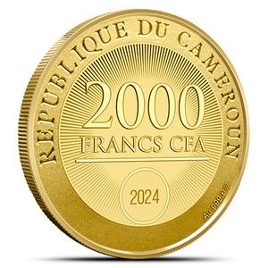 Cameroon / Gold Half Gram 2024 Welcome to the World - obverse photo