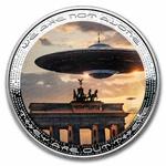 Silver Ounce 2025 UFO Above Berlin: Photo Coin, Cameroon, Silver Ounce 2025 UFO Above Berlin / thumbnail