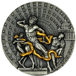Cameroon / Silver Two Ounces 2020 Laocoon Group - reverse photo