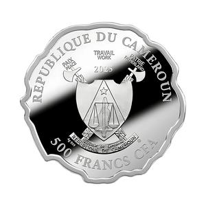 Cameroon / Five Hundred Francs Silver 2025 Fried Egg - obverse photo