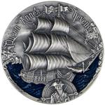Two Ounces Silver 2019 Queen Anne’s Revenge: Photo Coin, Cameroon, Two Ounces Silver 2019 Queen Anne’s Revenge / thumbnail