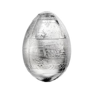 Cameroon / Five Thousand Francs 2016 Trans-Siberian Railway Egg - reverse photo