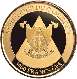 Cameroon / Gold Ounce 2022 Cheetah - obverse photo